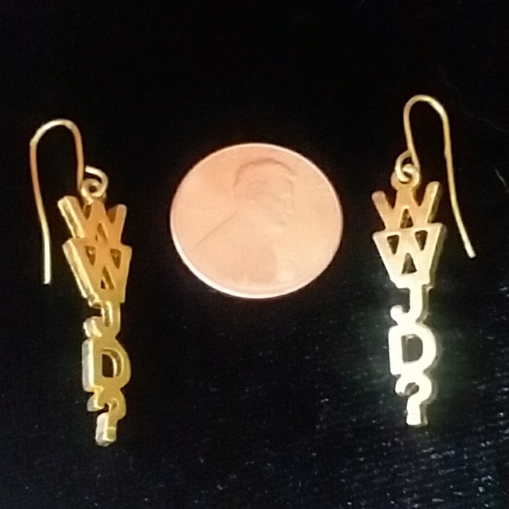 ❌SOLD❌♦️Free?♦ WWJD Gold "What Would Jesus Do?" - Picture 3 of 3